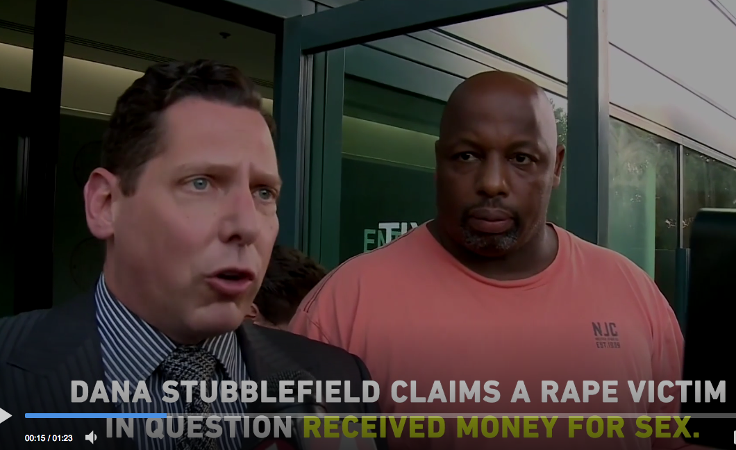 Dana Stubblefield Questions Alleged Rape Victim’s Credibility