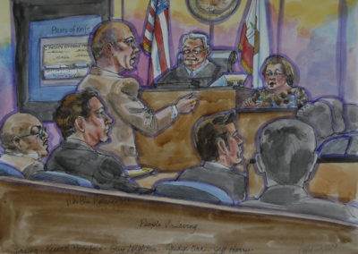 DNA evidence is presented in a California courtroom by The Rosenfeld Law Firm