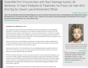 attorney rosenfeld helps man with brain damage avoid prison | california mental health lawyer