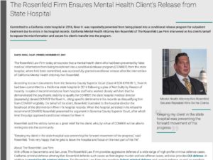 California mental health attorney rosenfeld | sacramento lawyer criminal defense | criminal emotional well-being attorney | san francisco health for mental crimes