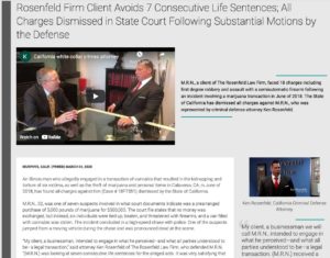 California attorney ken rosenfeld fights to win for clients | Charges Dismissed | Murphys California
